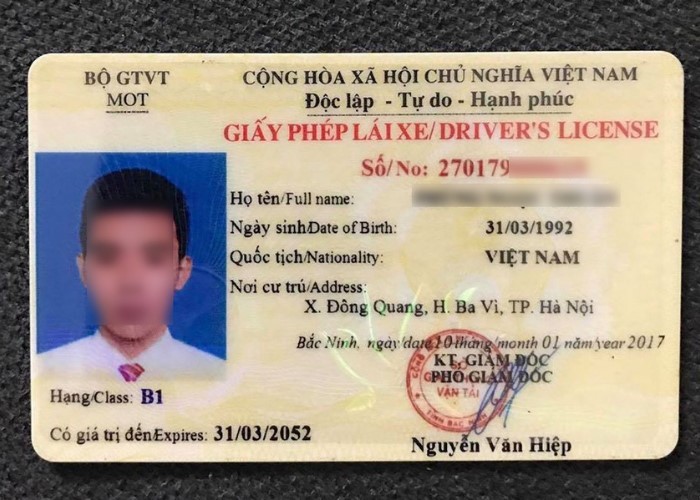 Thủ tục và quy định thi bằng lái xe hạng B1