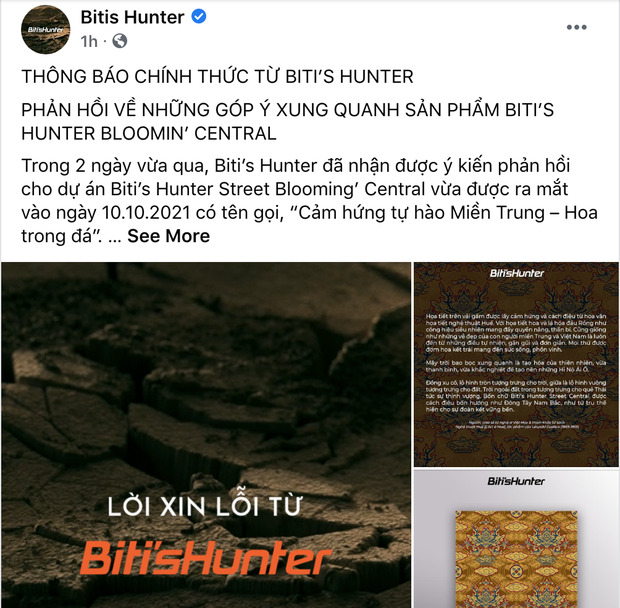 Bitis Hunter và “sự cố” dùng gấm Trung Quốc