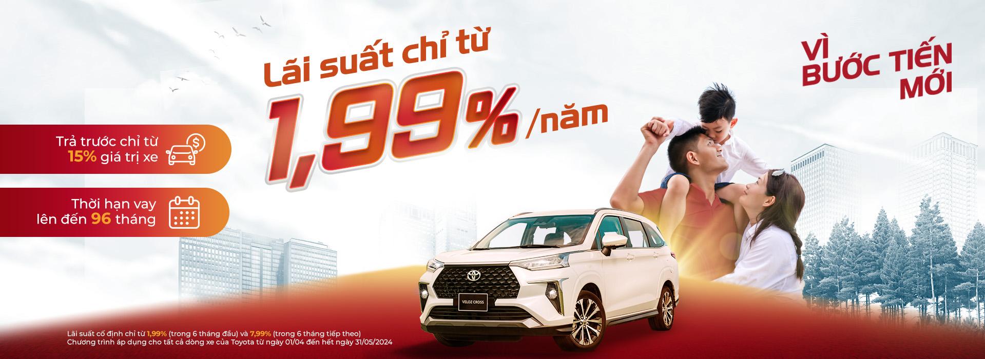 Mua ô tô trả góp cùng TFSVN với lãi suất chỉ từ 1,99%/ năm