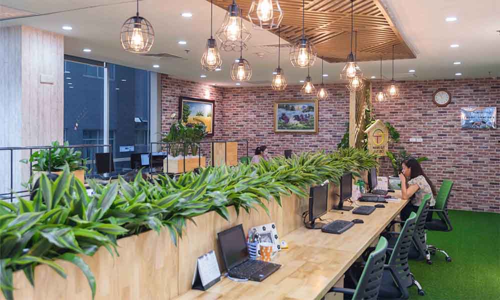 Tòa nhà văn phòng xanh mang lại môi trường tích cực, lành mạnh cho nhân viên