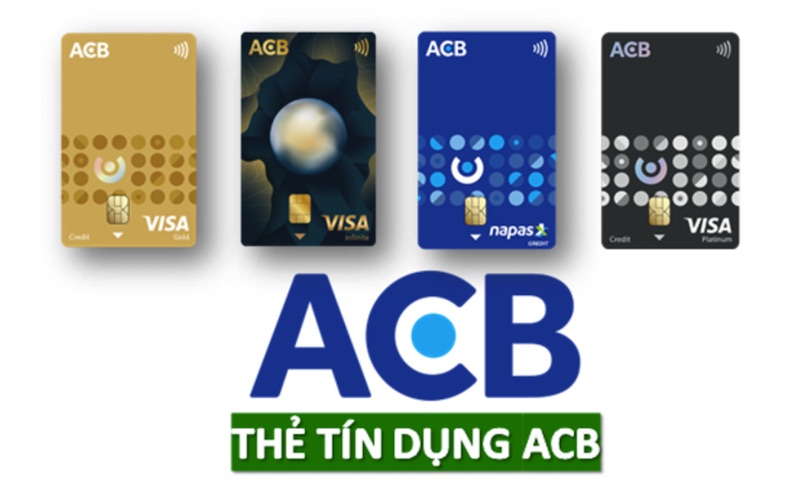 Đa dạng các loại thẻ tín dụng tại Ngân hàng ACB