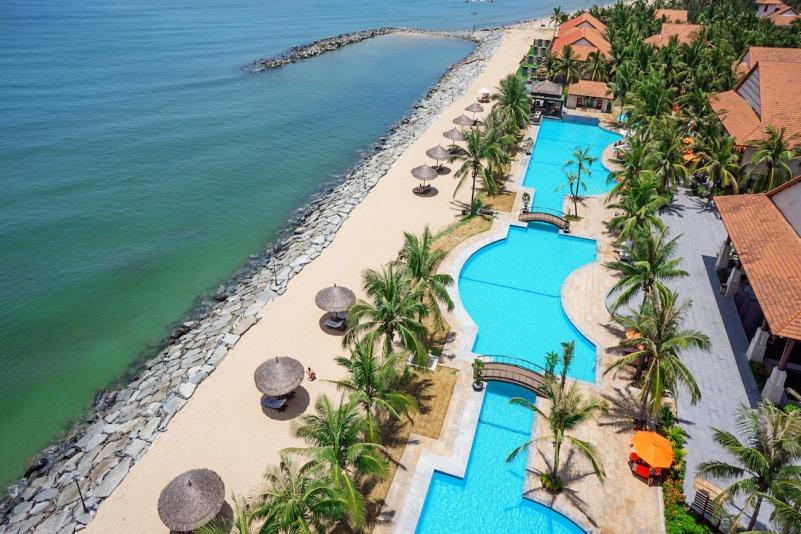 Golden Sand Resort & Spa Hội An có 212 phòng được thiết kế trang nhã và mang tính thẩm mỹ cao.