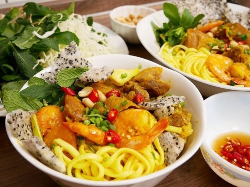 Mì Quảng đậm đà tạo nên hương vị độc đáo trong nền ẩm thực Hội An
