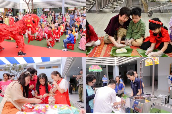 Hoạt động Tết tại trường quốc tế giúp học sinh tìm hiểu văn hóa Việt Nam