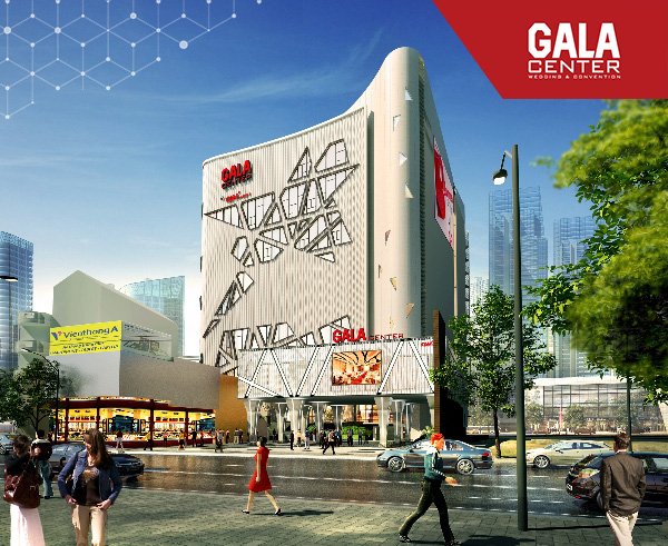 Gala Center tọa lạc ở vị trí vô cùng thuận lợi để có thể thu hút được sự quan tâm của khách hàng 