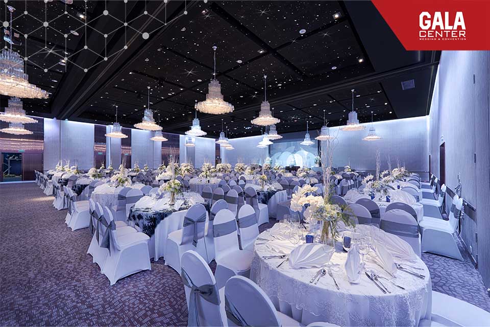 Sảhh cưới Festive tại nhà hàng Gala Center