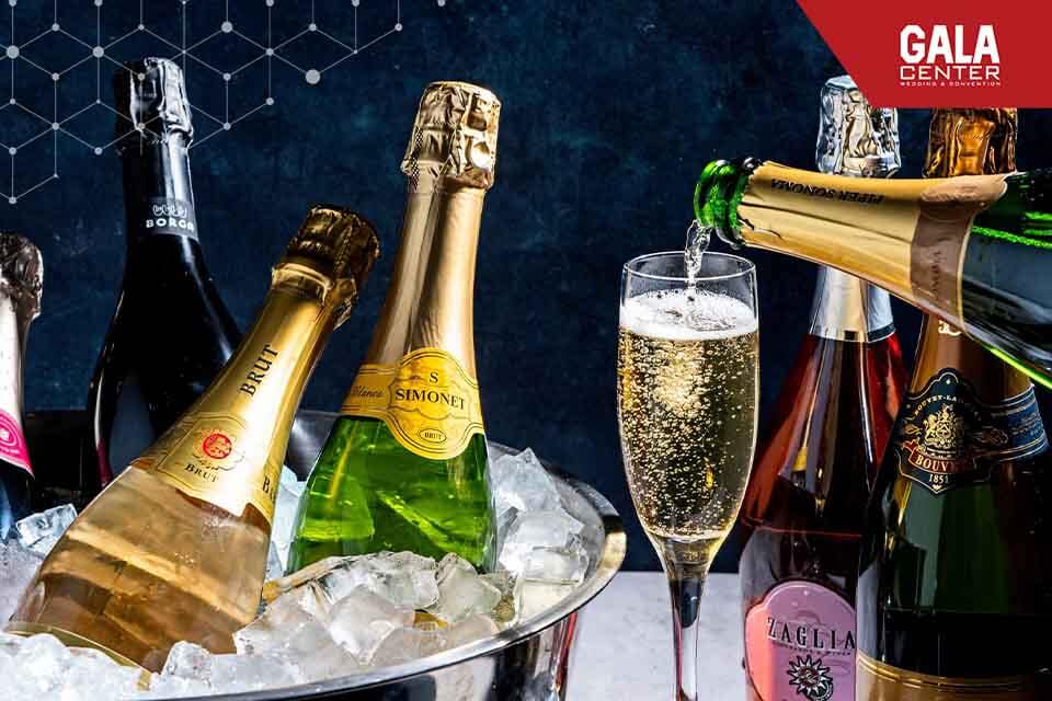 Sparkling wine - Dòng rượu quốc dân trong những bữa tiệc cưới