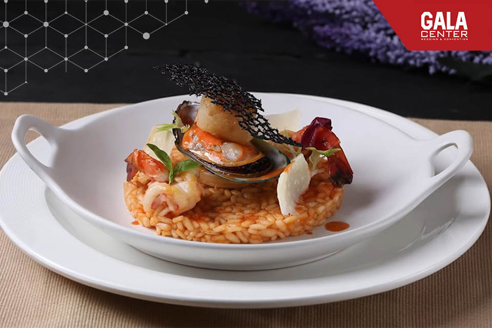 Risotto cho thực đơn tiệc cưới thêm trọn vị 