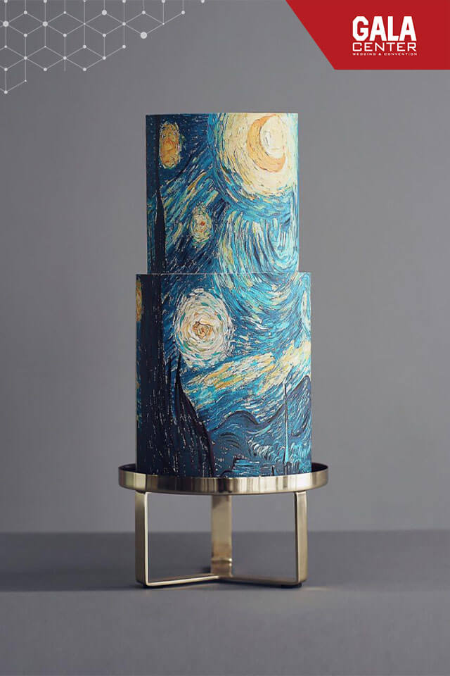 “Starry Night” của Vincent van Gogh trên bánh cưới của bạn, sao lại không?