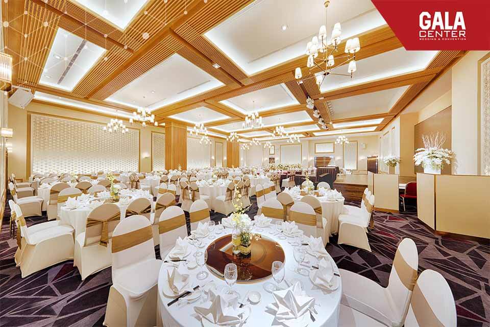 Sảnh tiệc cưới Summer rực rỡ và nồng ấm tại Gala Center