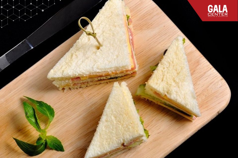 Lát sandwich bắt mắt với nhiều màu sắc