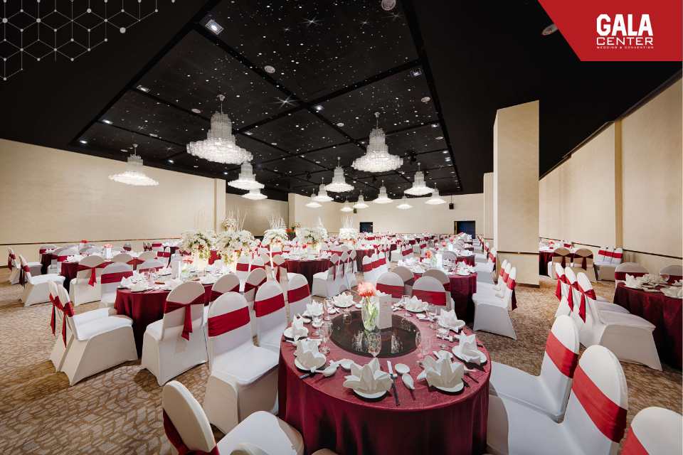 Sảnh cưới đẹp tại nhà hàng tiệc cưới quận Tân Bình Gala Center