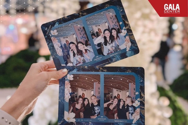 Mỗi tấm ảnh in lấy liền từ photobooth cưới l&agrave; một m&oacute;n qu&agrave; cảm ơn mang đậm dấu ấn c&aacute; nh&acirc;n d&agrave;nh cho kh&aacute;ch mời