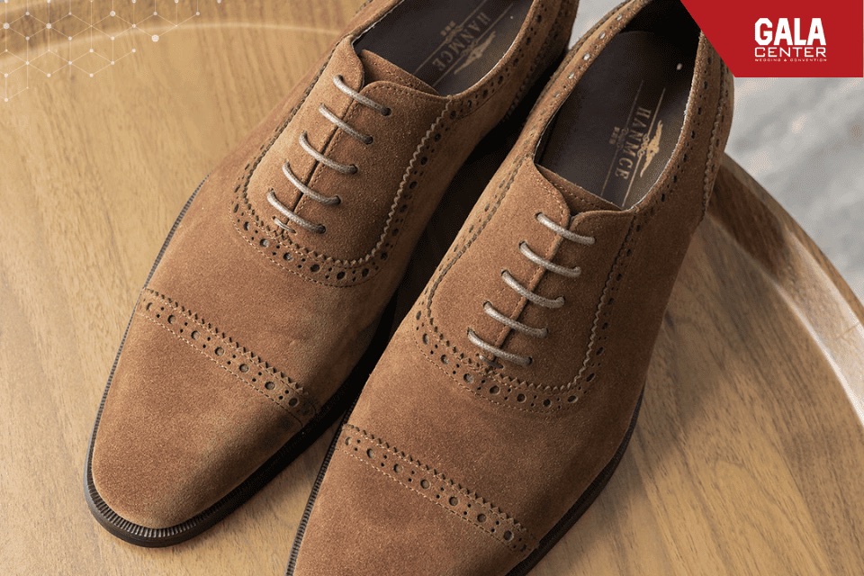 Giày da lộn (Suede) – Kiểu giày tây cho chú rể thích phong cách trẻ trung