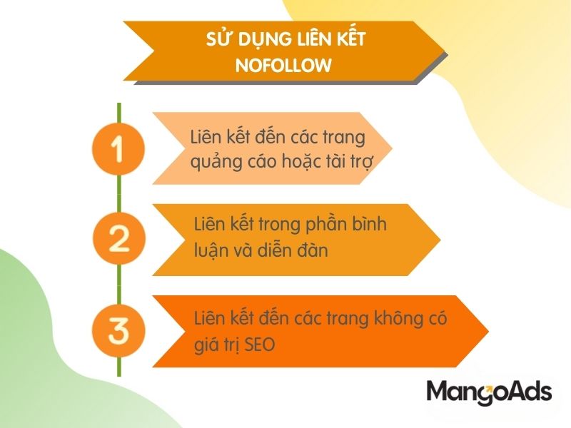 Hình 7: Sử dụng liên kết Nofollow (Nguồn: MangoAds)