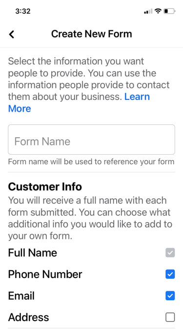 Cách thu thập email và số điện thoại của khách hàng trên Facebook