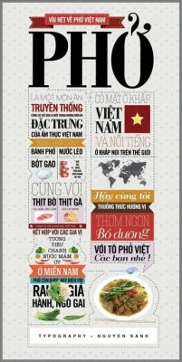 Cách giới thiệu phở bằng Infographic đầy nghệ thuật