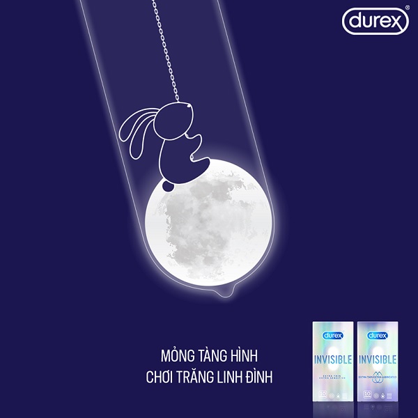 Hình 4: Ý tưởng độc đáo được fanpage Durex Việt Nam khéo léo mang hình ảnh sản phẩm vào dịp trung thu. Nguồn: Durex Vietnam