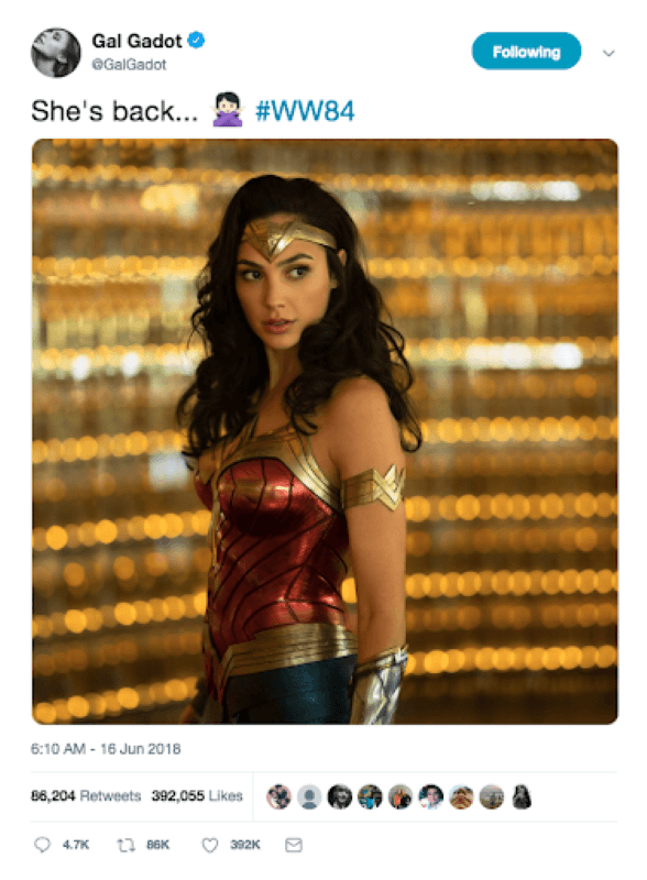 Nữ thần chiến binh Diana của Gal Gadot