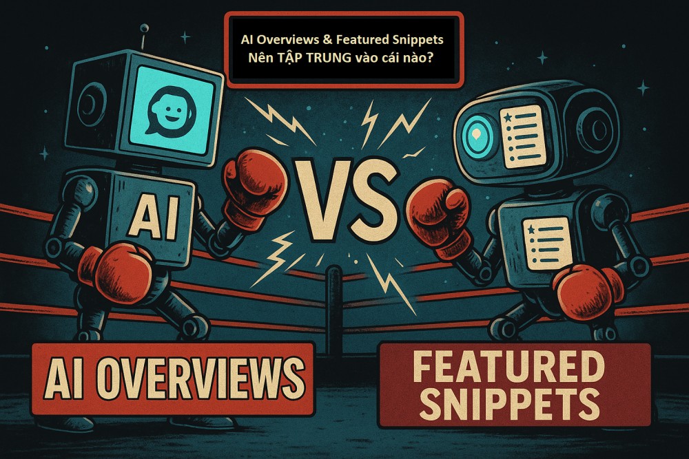 Nên ưu tiên AIOs hay Featured Snippets phụ thuộc vào nội dung hướng tới