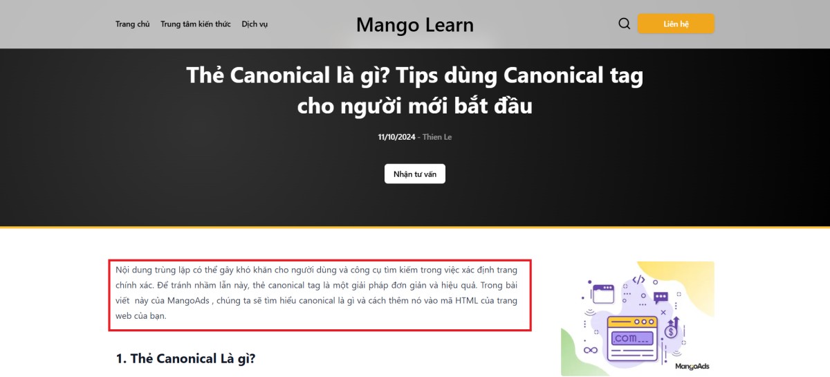 Sapo nên sử dụng từ khóa chính