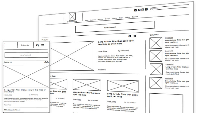 Hình 5: Minh họa wireframing (Nguồn: linkedin.com)