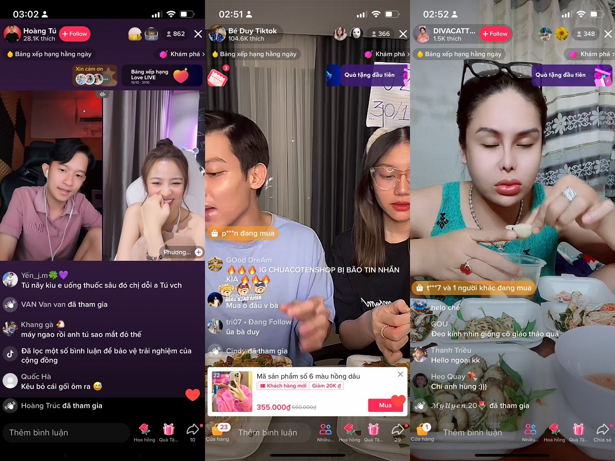 Hình 7: Livestream giao lưu (Nguồn: Internet)