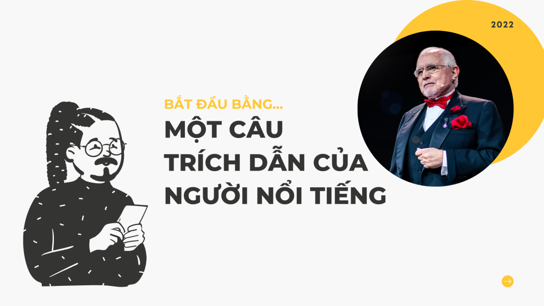 Hình 6: Đặt tiêu đề bằng dẫn chứng hoặc trích dẫn (Nguồn: Internet)