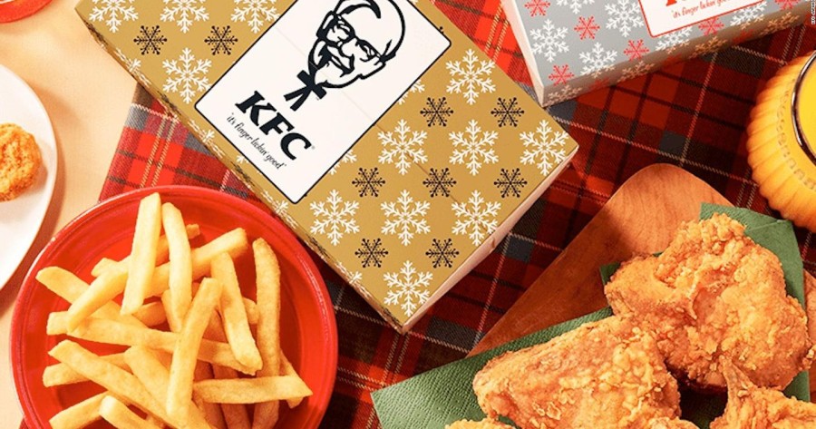Truyền thống ăn gà rán KFC Giáng sinh ở Nhật hình thành sở thích khách từ marketing nổi bật 