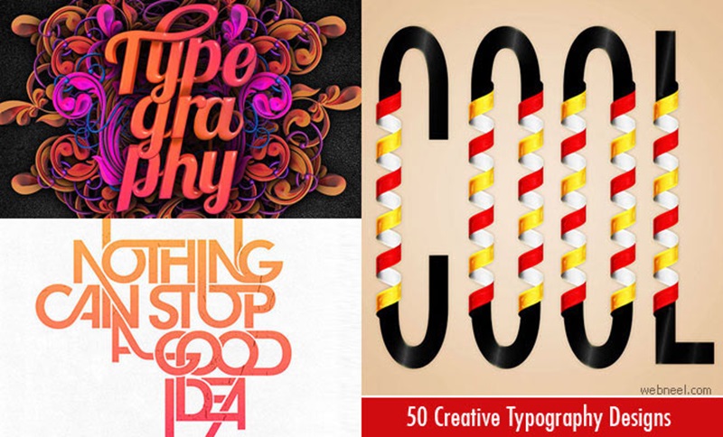 Hình 4: Creative Typography  (Nguồn: webneel.com)