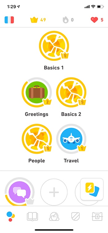 Hình 3:  Ứng dụng học ngôn ngữ Duolingo  (Nguồn: duolingo.com)