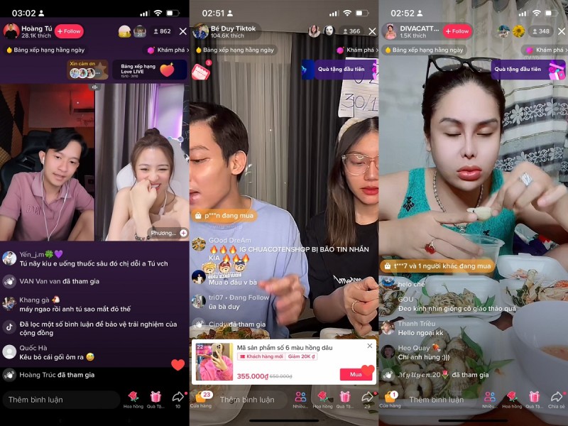 Livestream giao lưu