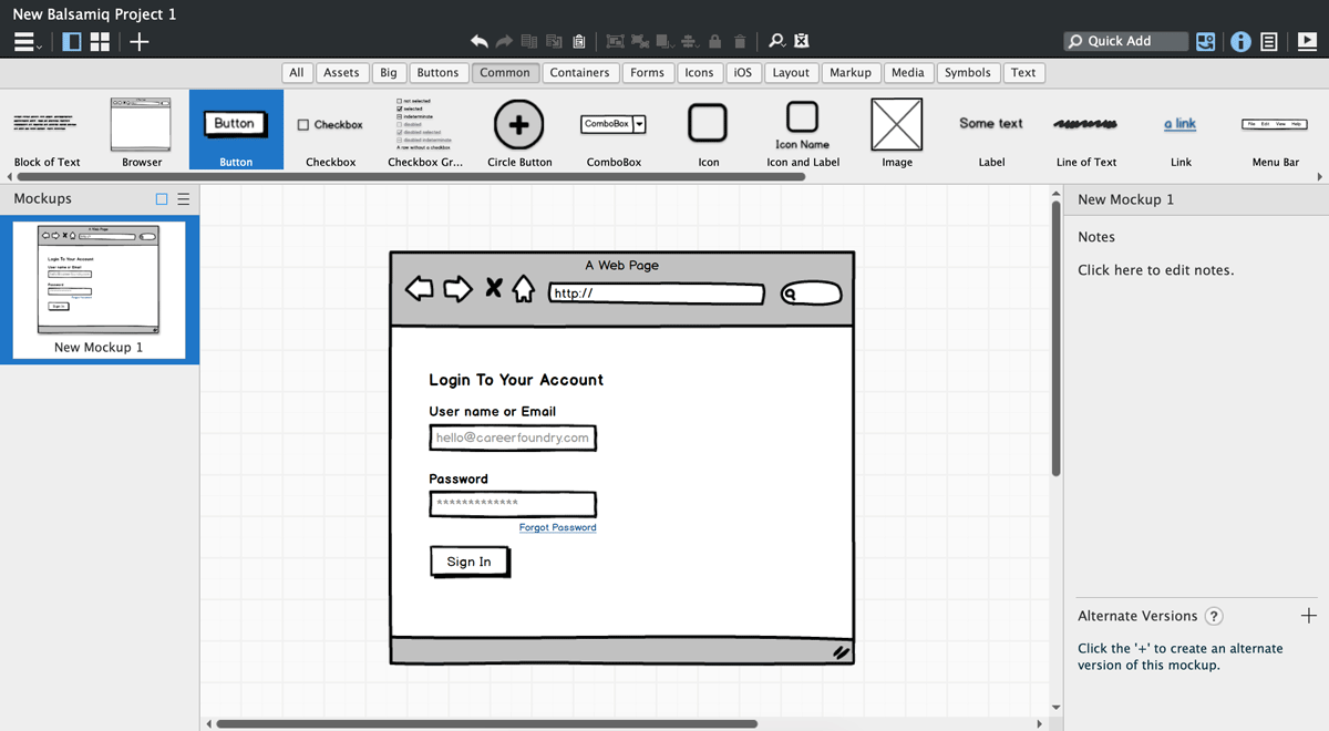 Hình 3: Minh họa về công cụ wireframing (Nguồn: appinventiv.com)