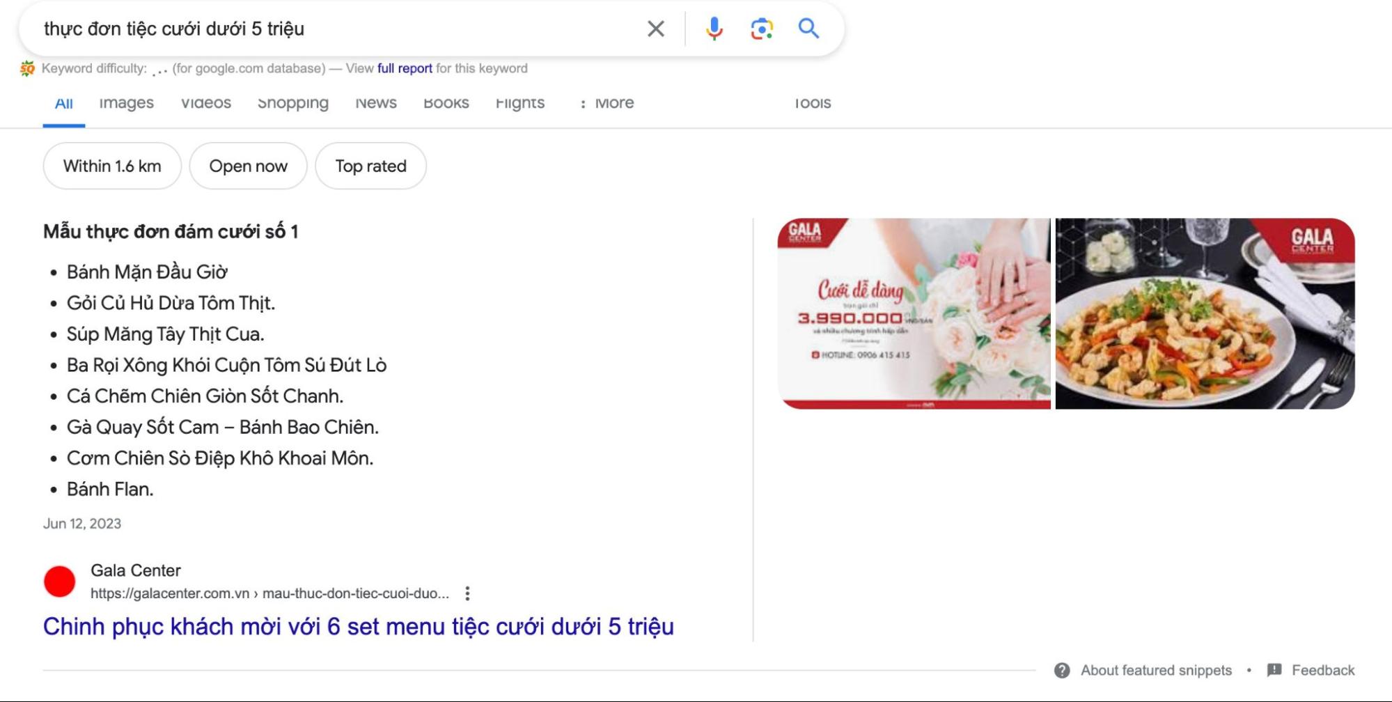 Hình 5: Lợi ích của việc tối ưu Featured Snippets. (Nguồn: Cap màn hình bởi MangoAds)