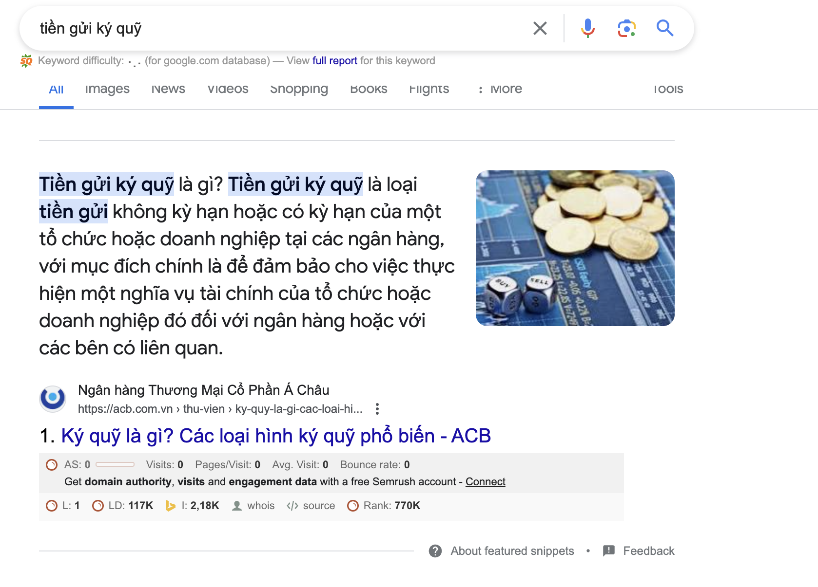 Hình 1: Featured Snippets. (Nguồn: Cap màn hình bởi MangoAds)