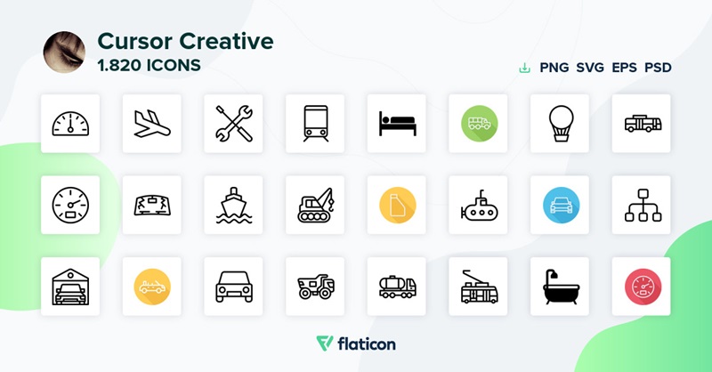  Hình 9: Sự phát triển của con trỏ sáng tạo (Nguồn: flaticon.com)