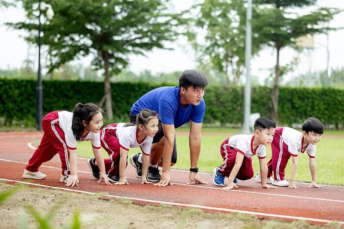 Trẻ được tham gia nhiều hoạt động thể thao tại trường