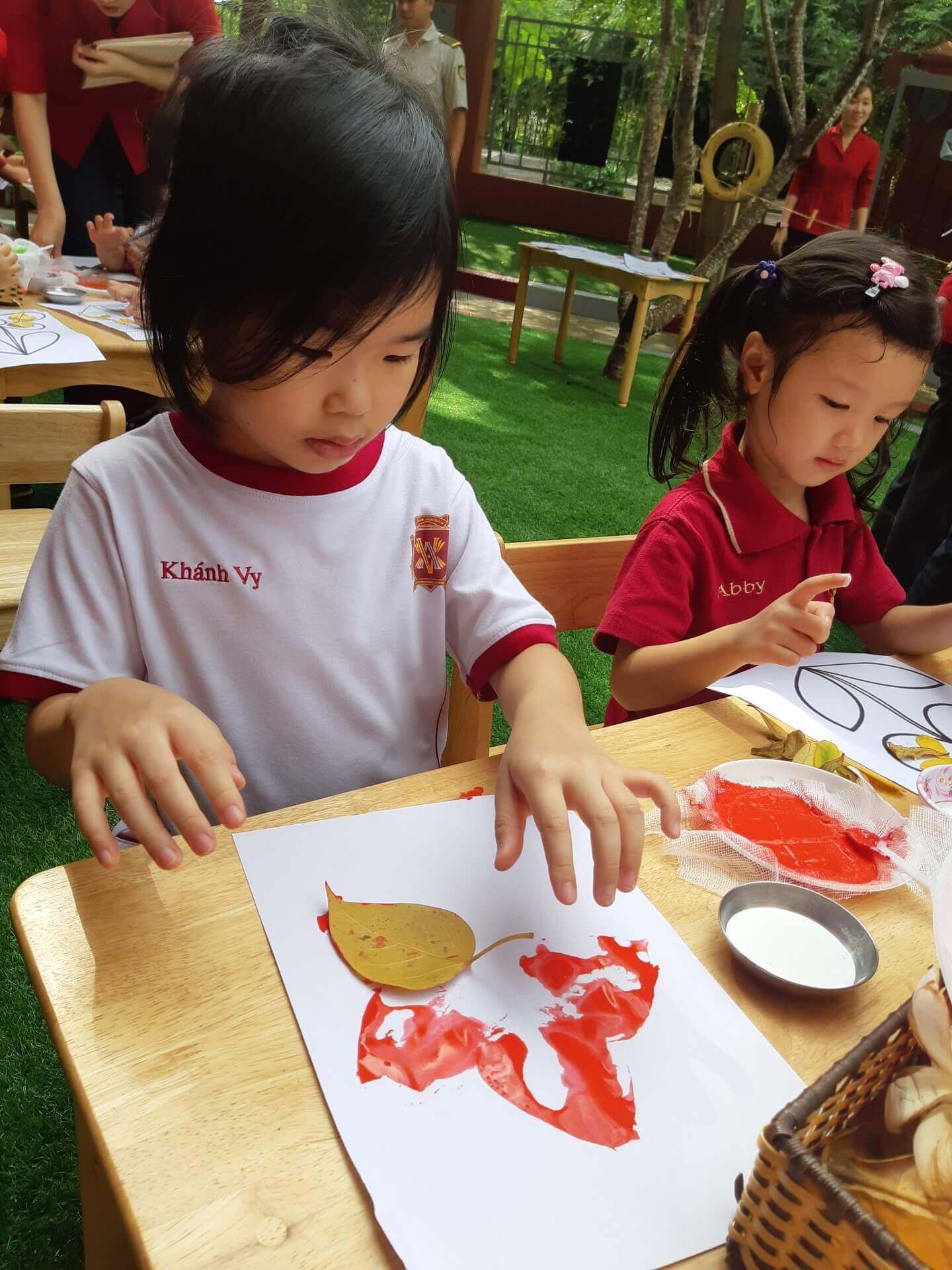 Giờ học của các bé tại trường mầm non song ngữ Việt Úc (VAS) 
