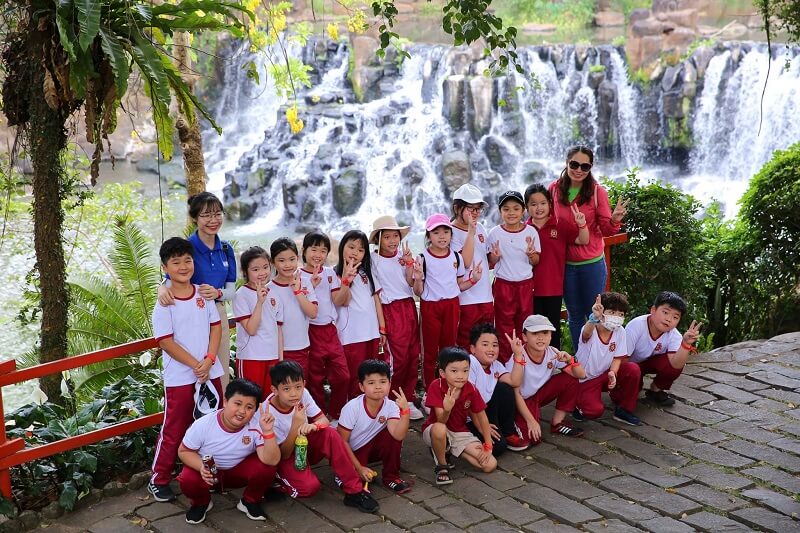 Trẻ được tham gia các chuyến dã ngoại do trường tổ chức