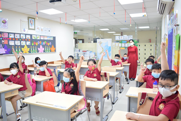 Học sinh trường tiểu học quốc tế Việt Úc sẽ được học 1 trong 2 lộ trình 