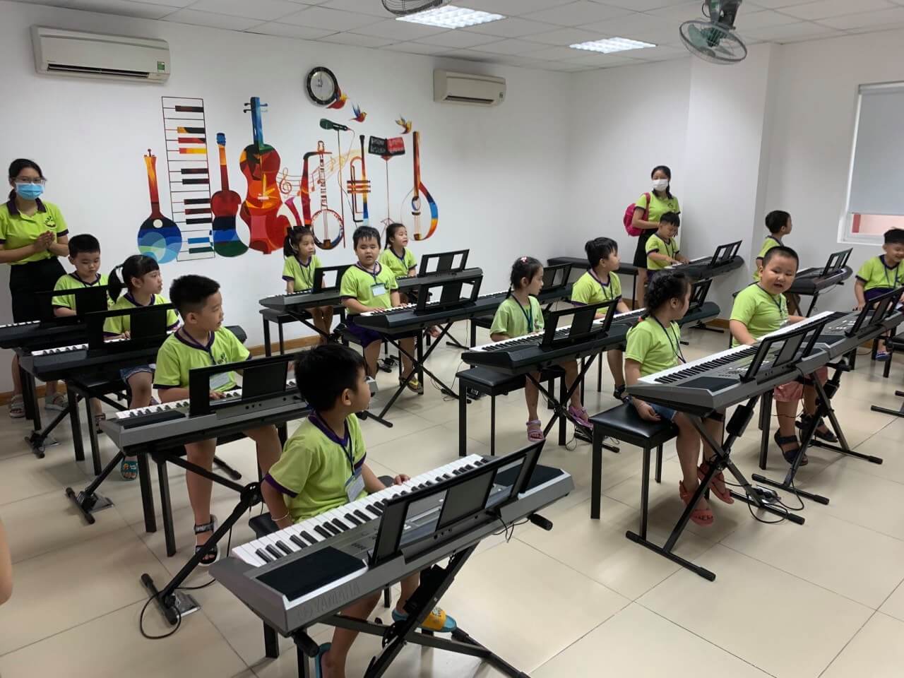 Phòng âm nhạc tại trường Quốc tế Việt Úc (VAS)