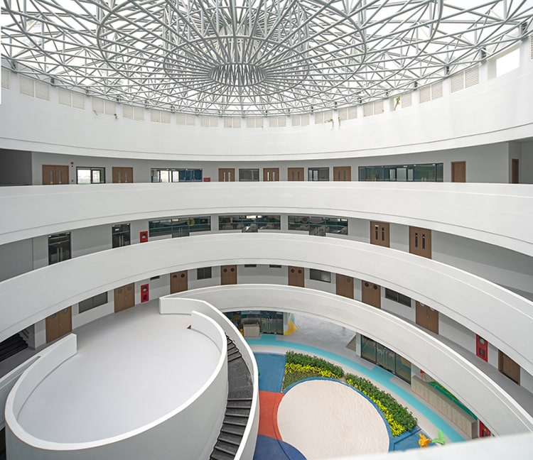 Trường quốc tế Việt Úc-cơ sở Sala sở hữu khối kiến trúc ấn tượng, đặc sắc