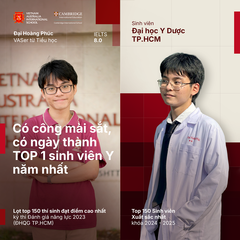 Đại Hoàng Phúc- hành trình chinh phục những cột mốc học thuật ấn tượng được xây dựng từ nhiều năm kiên trì học tập