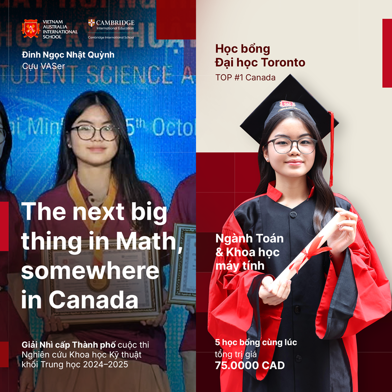 Đinh Ngọc Nhật Quỳnh-  đạt chuỗi thành tích học thuật xuất sắc tại Canada 