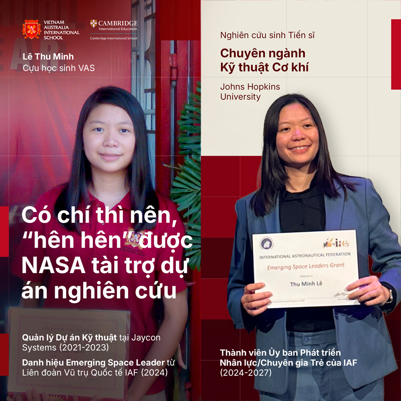Lê Thu Minh - Cựu VASer học vượt cấp tại Mỹ